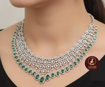Close-up of Aarohi ethnic wear detail